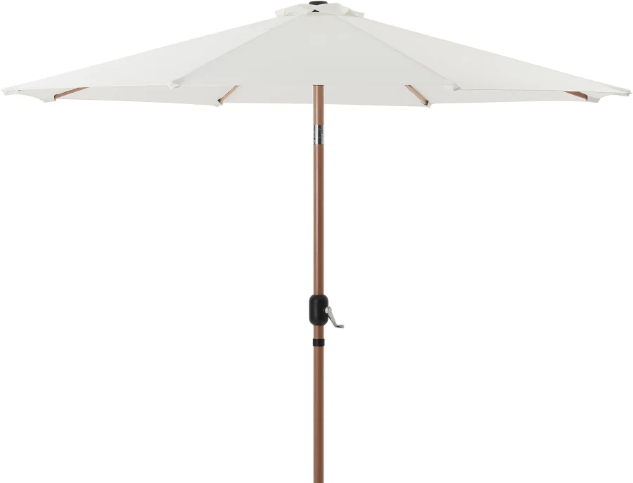 Fiji Water Resistant Fabric And Aluminum Patio Umbrella With Base Set - Image 20