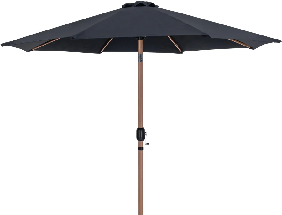 Fiji Water Resistant Fabric And Aluminum Patio Umbrella With Base Set - Image 3