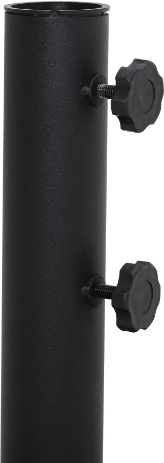 Fiji Water Resistant Fabric And Aluminum Patio Umbrella With Base Set - Image 9
