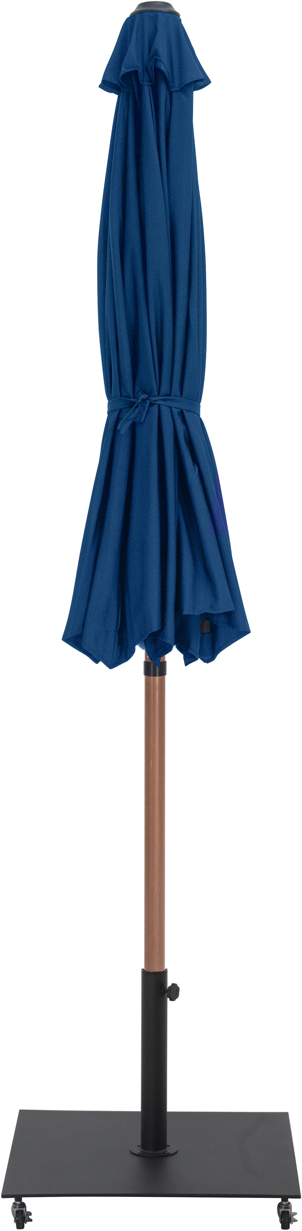 Fiji Water Resistant Fabric And Aluminum Patio Umbrella With Base Set - Image 53