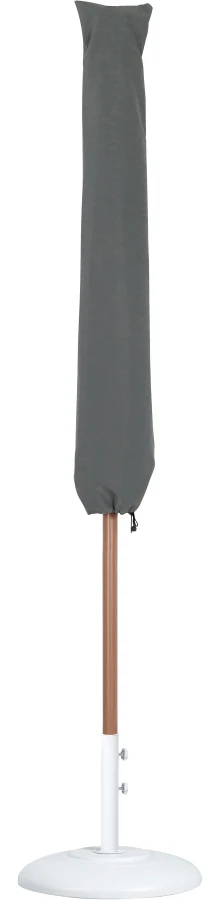 Fiji Water Resistant Fabric And Aluminum Patio Umbrella With Base Set - Image 11