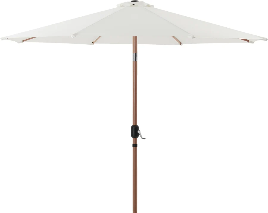 Fiji Water Resistant Fabric And Aluminum Patio Umbrella With Base Set - Image 19