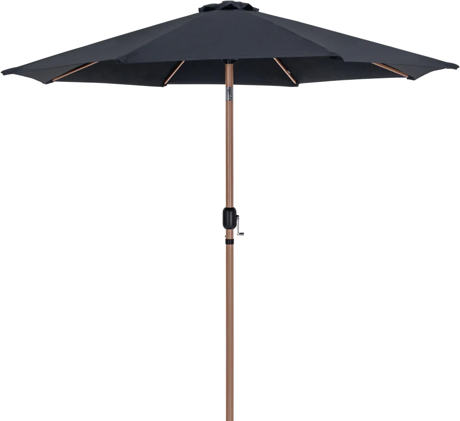Fiji Water Resistant Fabric And Aluminum Patio Umbrella With Base Set - Image 3