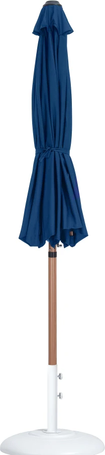 Fiji Water Resistant Fabric And Aluminum Patio Umbrella With Base Set - Image 44