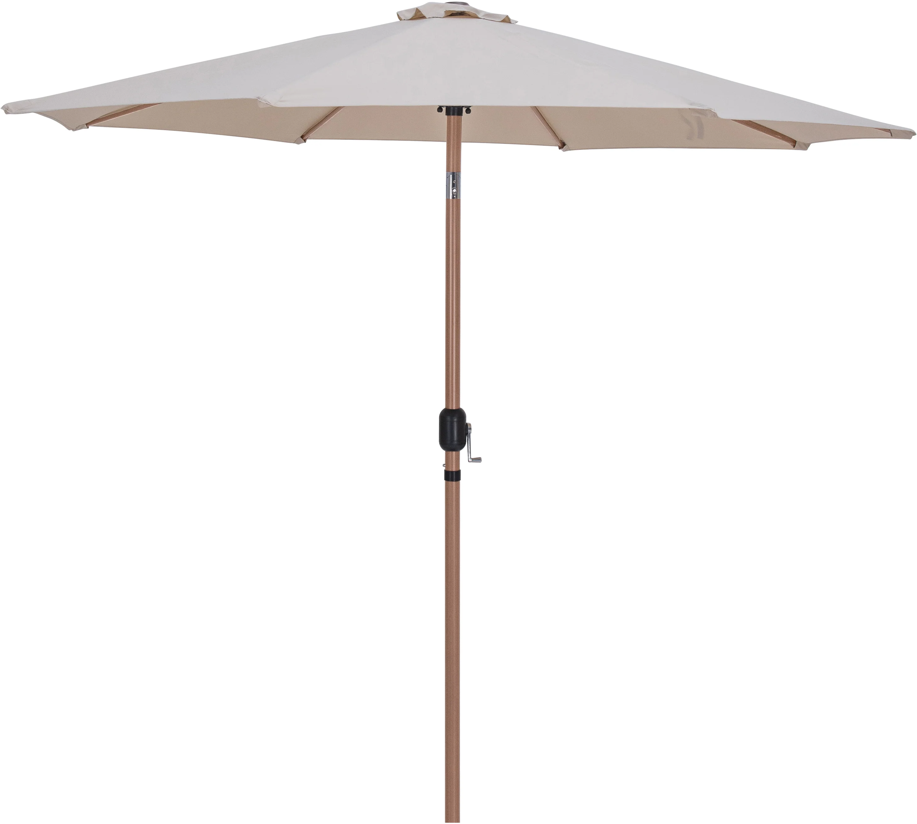 Fiji Water Resistant Fabric And Aluminum Patio Umbrella With Base Set - Image 62