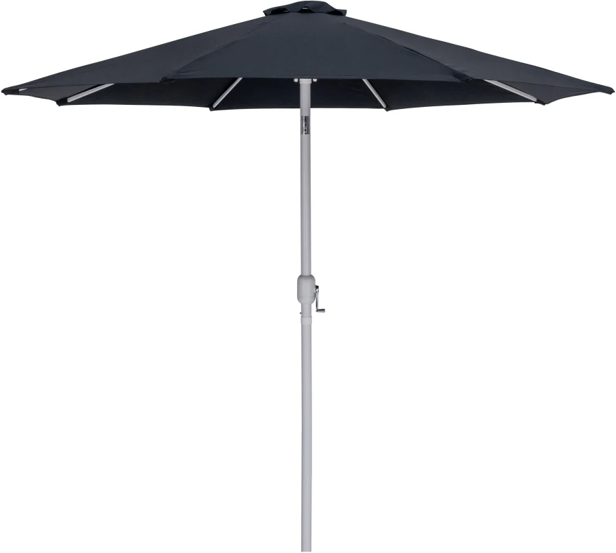 Fiji Water Resistant Fabric And Aluminum Patio Umbrella With Base Set - Image 3