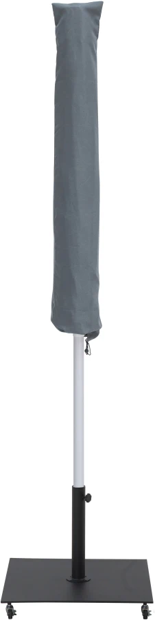 Fiji Water Resistant Fabric And Aluminum Patio Umbrella With Base Set - Image 35