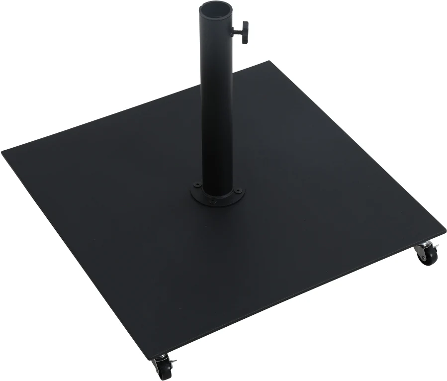 Fiji Water Resistant Fabric And Aluminum Patio Umbrella With Base Set - Image 7