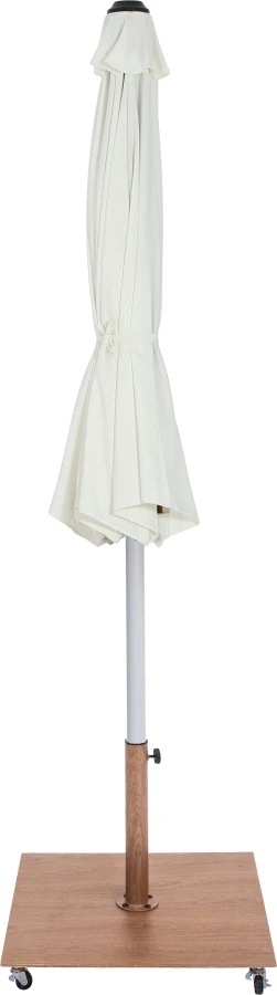 Fiji Water Resistant Fabric And Aluminum Patio Umbrella With Base Set - Image 54