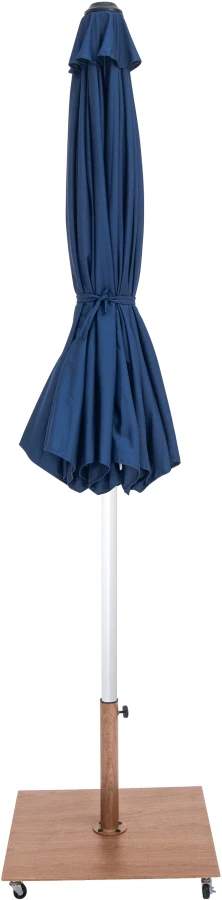 Fiji Water Resistant Fabric And Aluminum Patio Umbrella With Base Set - Image 74