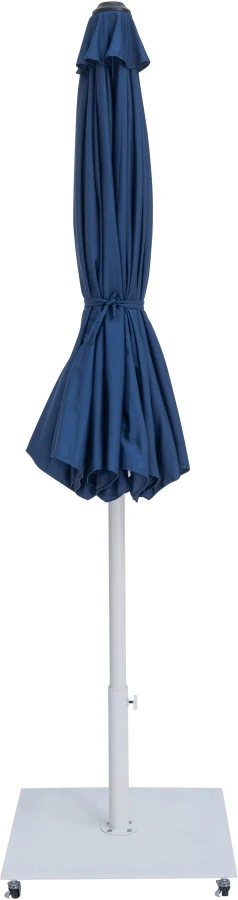Fiji Water Resistant Fabric And Aluminum Patio Umbrella With Base Set - Image 74