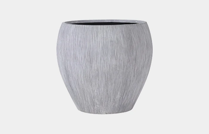 Filament Planter, Raw Gray, LG