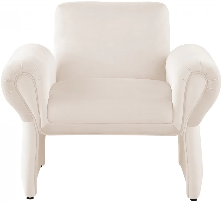 Fleurette Velvet Upholstered Accent Chair - Image 13