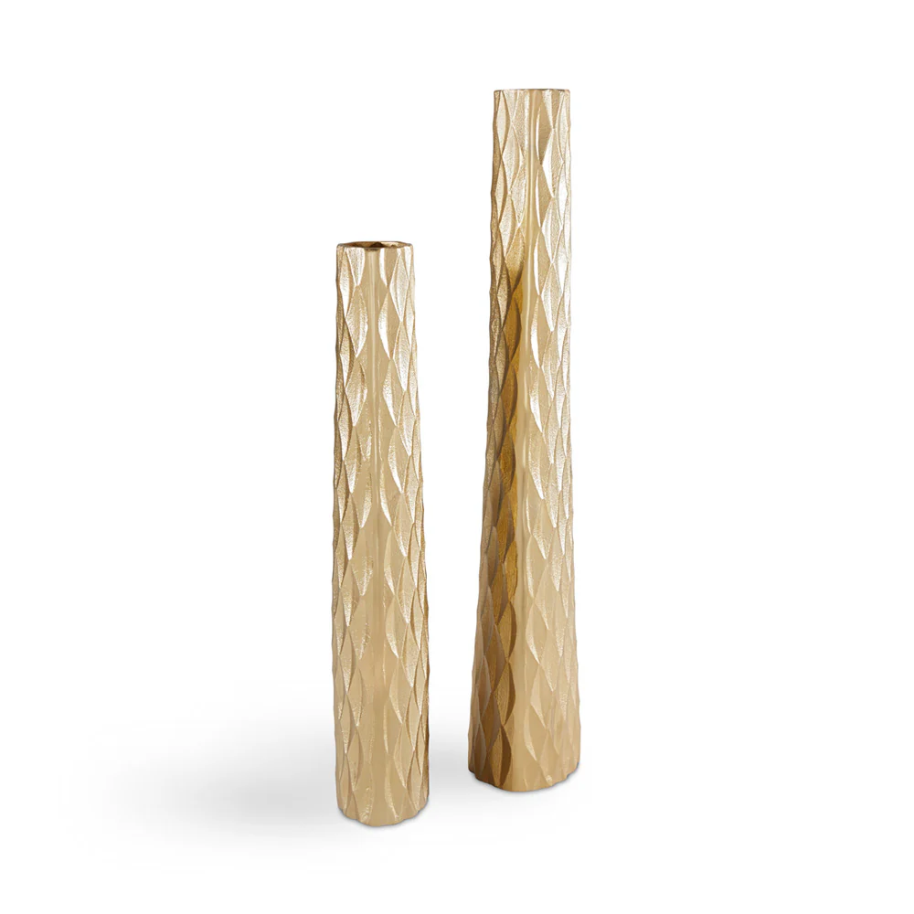 Floor Vase (Set of 2): Champagne Gold - Image 3