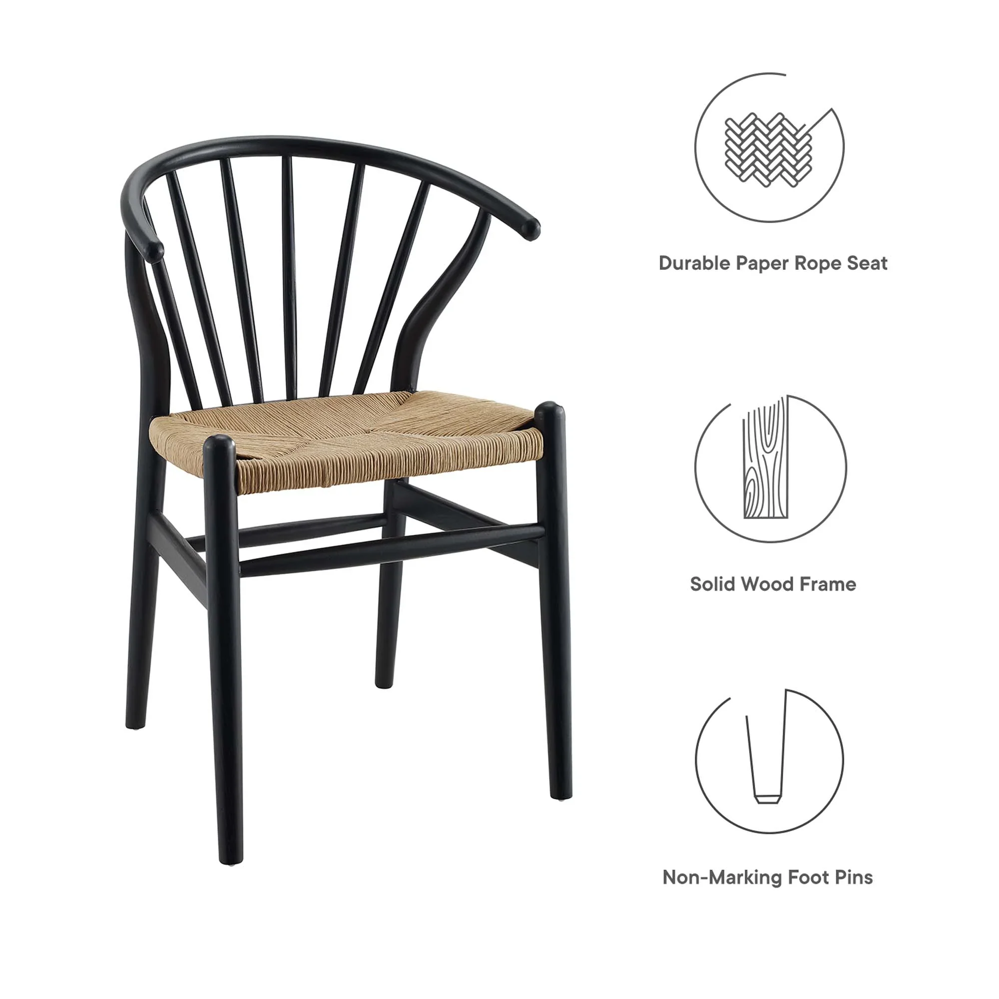 Flourish Spindle Wood Dining Side Chair - Image 13