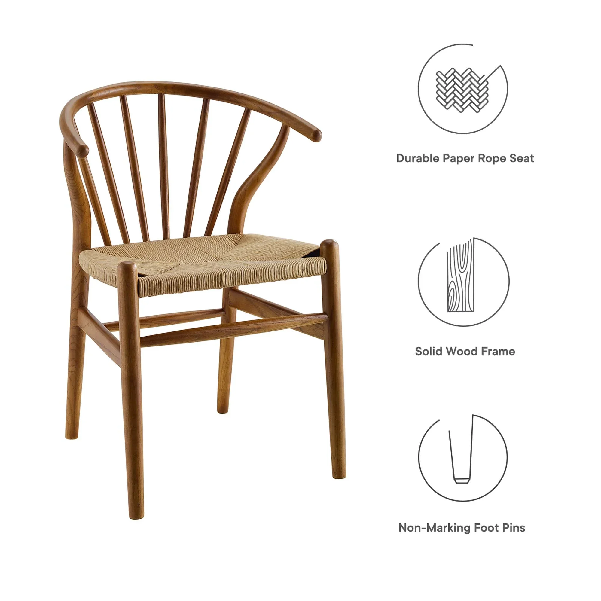 Flourish Spindle Wood Dining Side Chair - Image 7