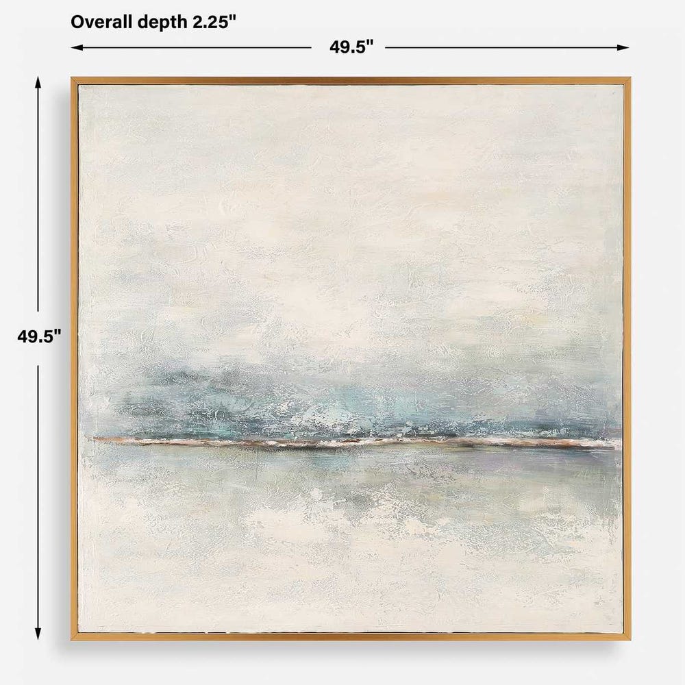 Foggy Morning Hand Painted Canvas - Image 7