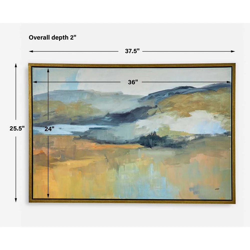 Folded Hills Framed Canvas - Image 6