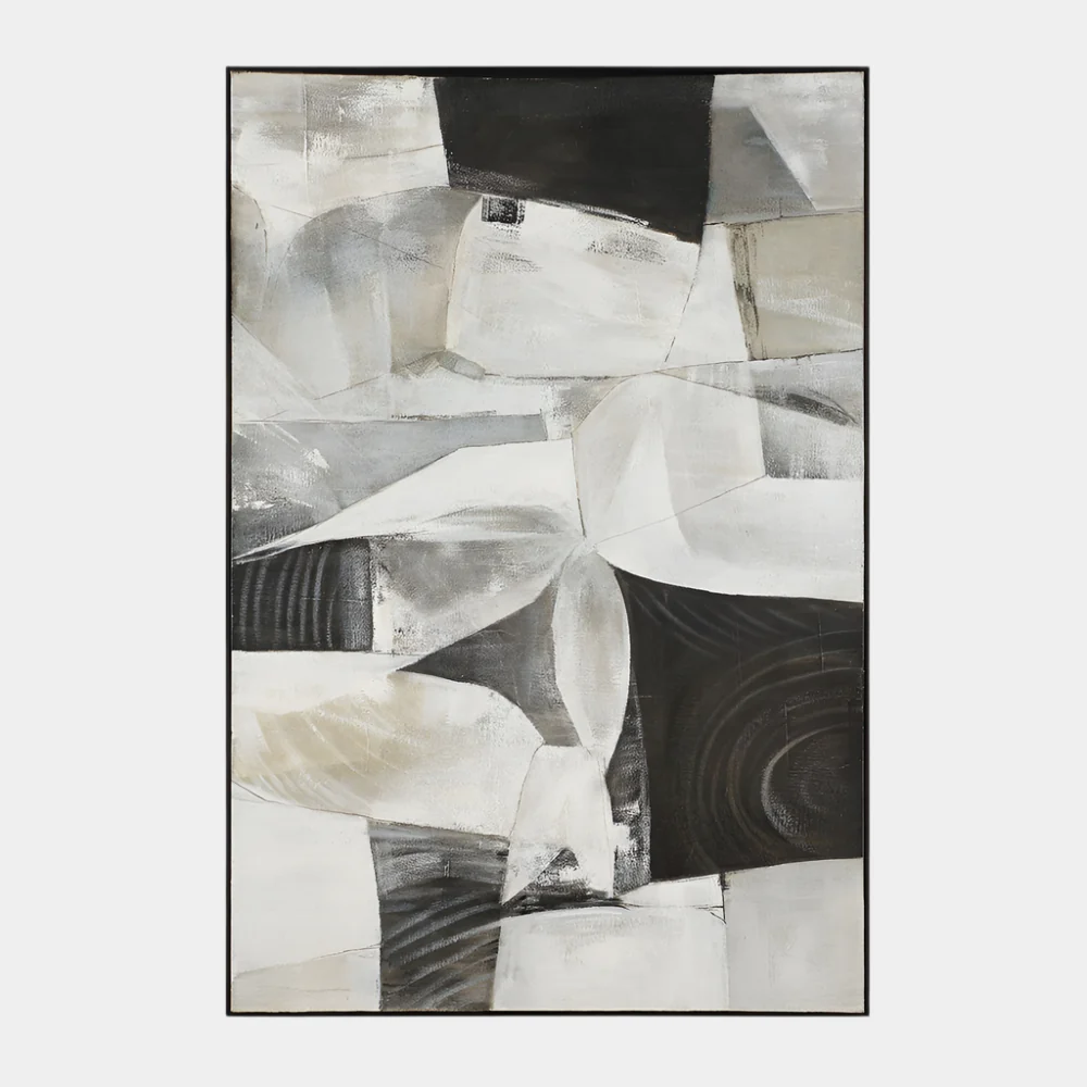 Folding Time Framed Canvas