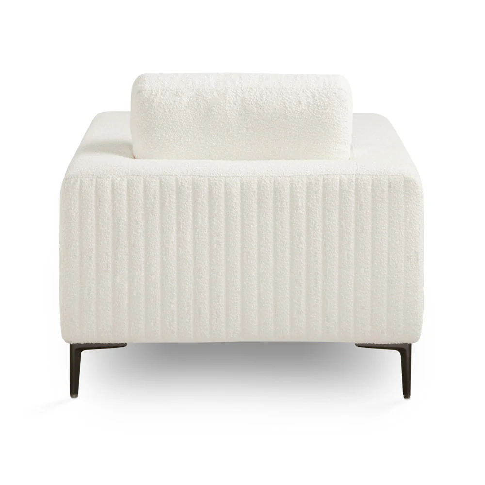 Franco Accent Chair White Boucle - Image 3