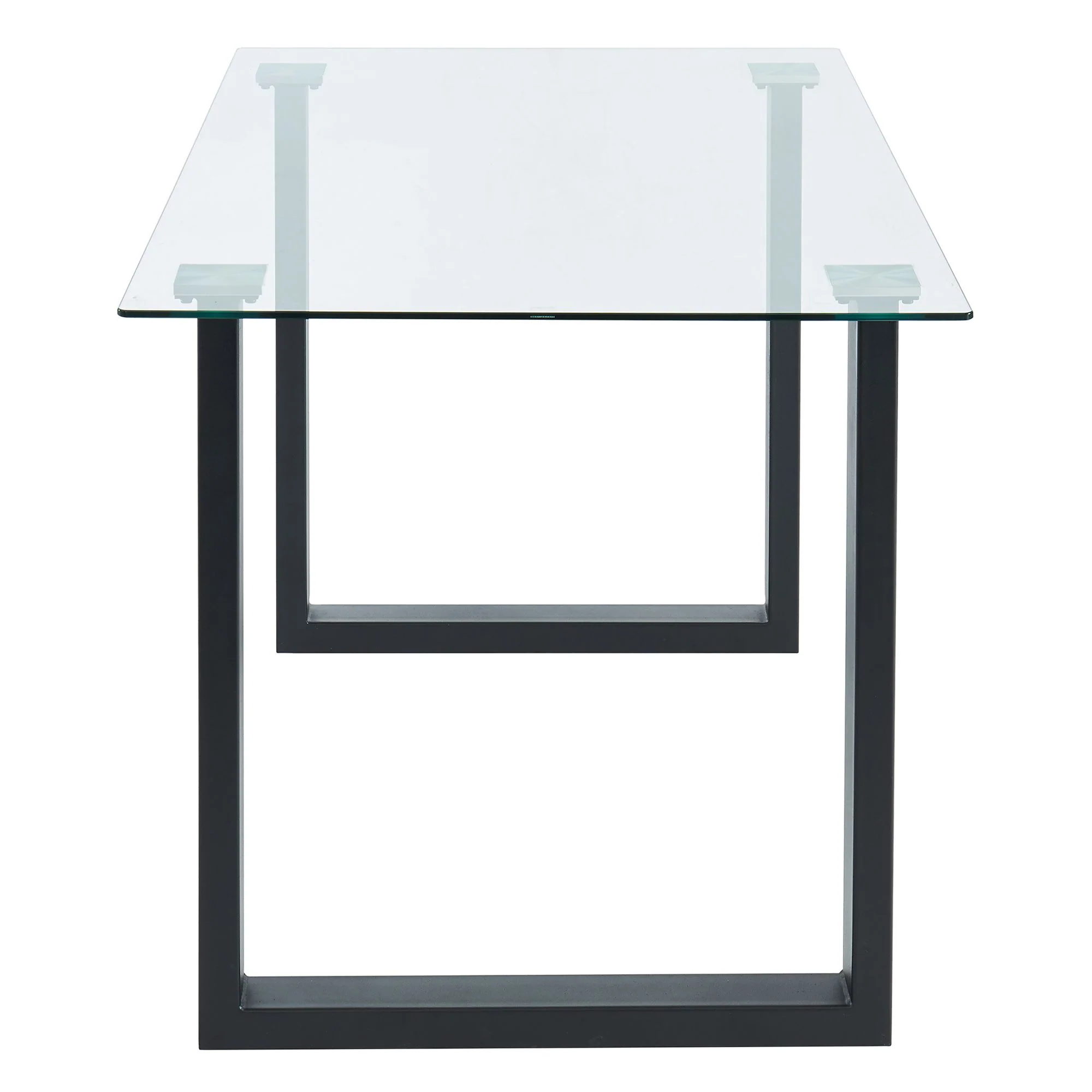 Franco/Silvano 5pc Dining Set in Black with Vintage Grey Chair - Image 4