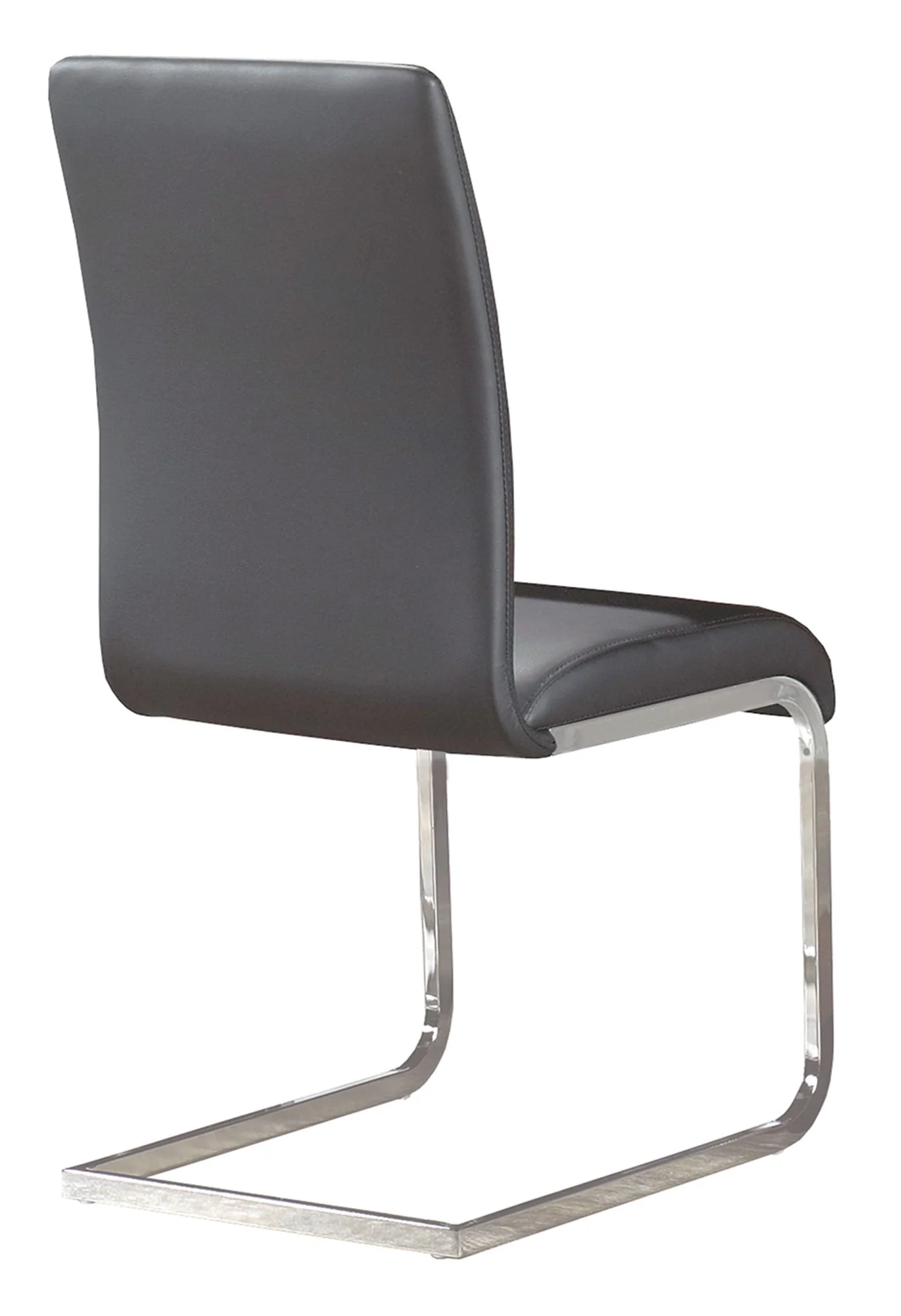 Frankfurt/Maxim 5pc Dining Set in Chrome with Grey Chair - Image 8