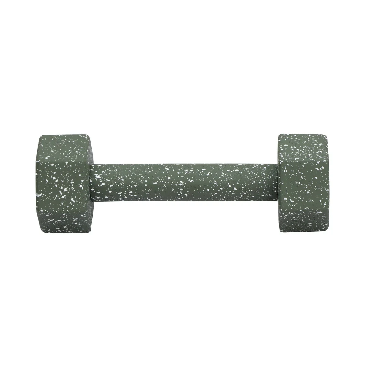 Gabby Speckled Army Green Decorative Dumbbell - Image 2