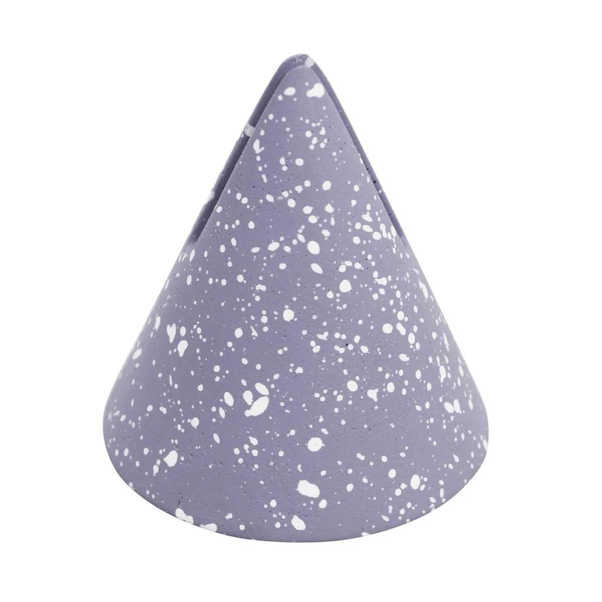 Gabby Speckled Purple Cone Card Holder - Set of 4 - Image 2