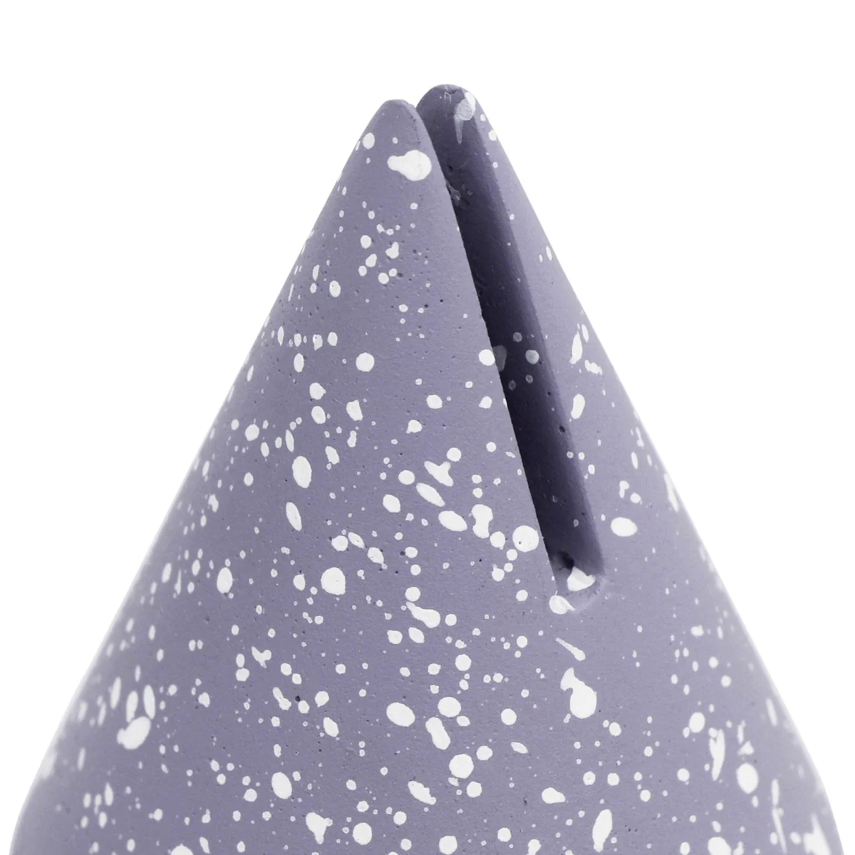 Gabby Speckled Purple Cone Card Holder - Set of 4 - Image 3
