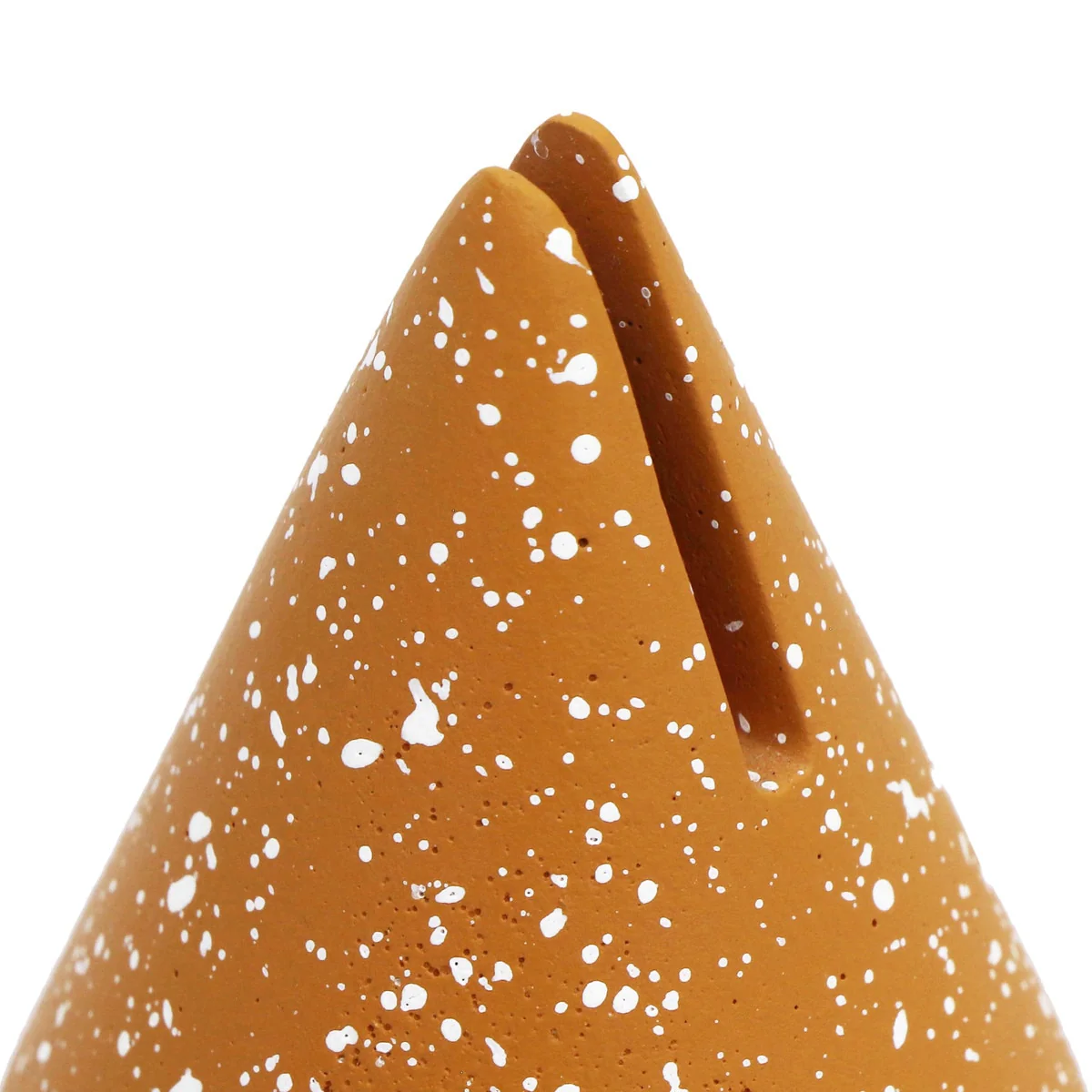 Gabby Speckled Terracotta Cone Card Holder - Set of 4 - Image 3