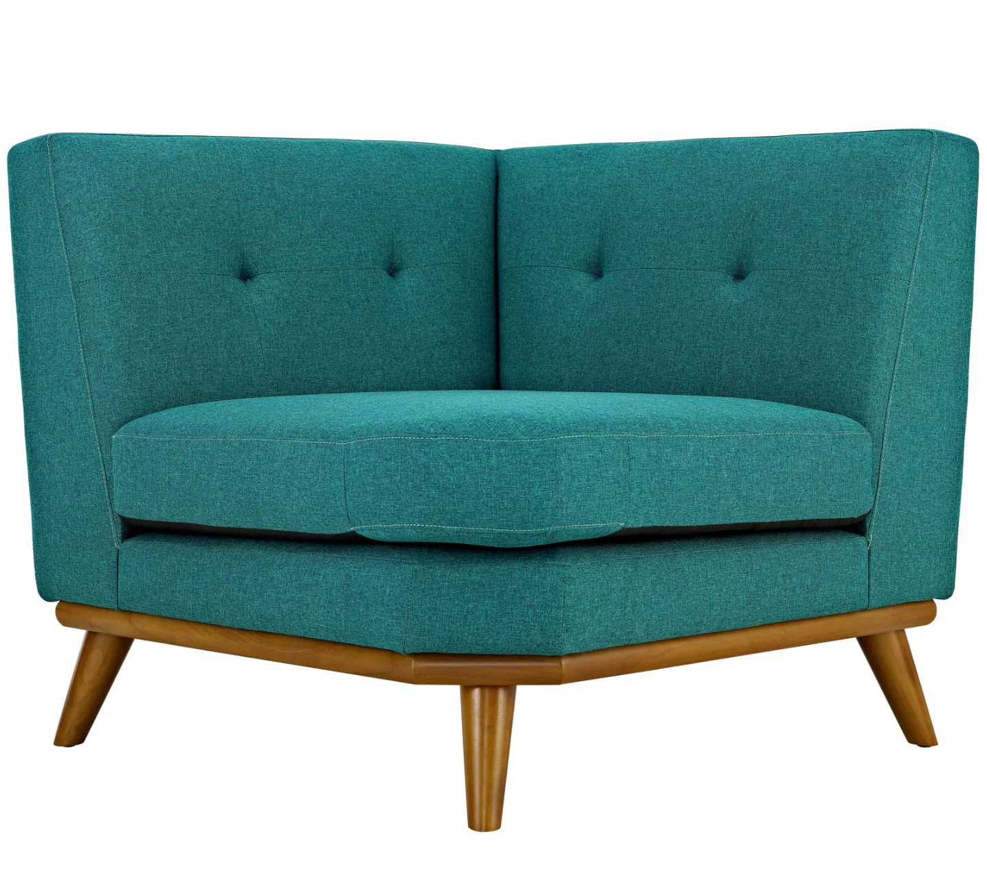 Gage Upholstered Fabric Corner Chair - Image 14