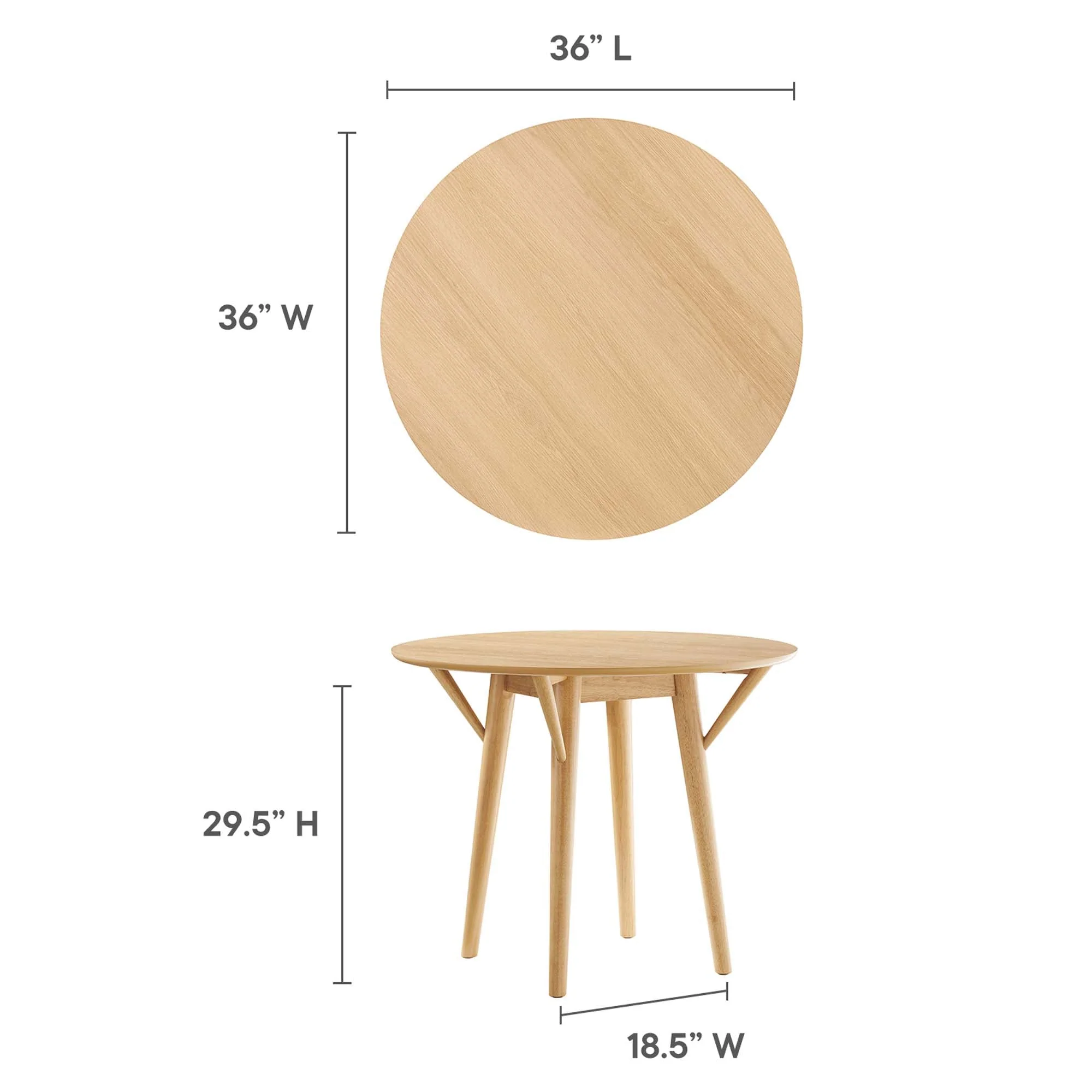 Gallant 36" Dining Table - Image 6
