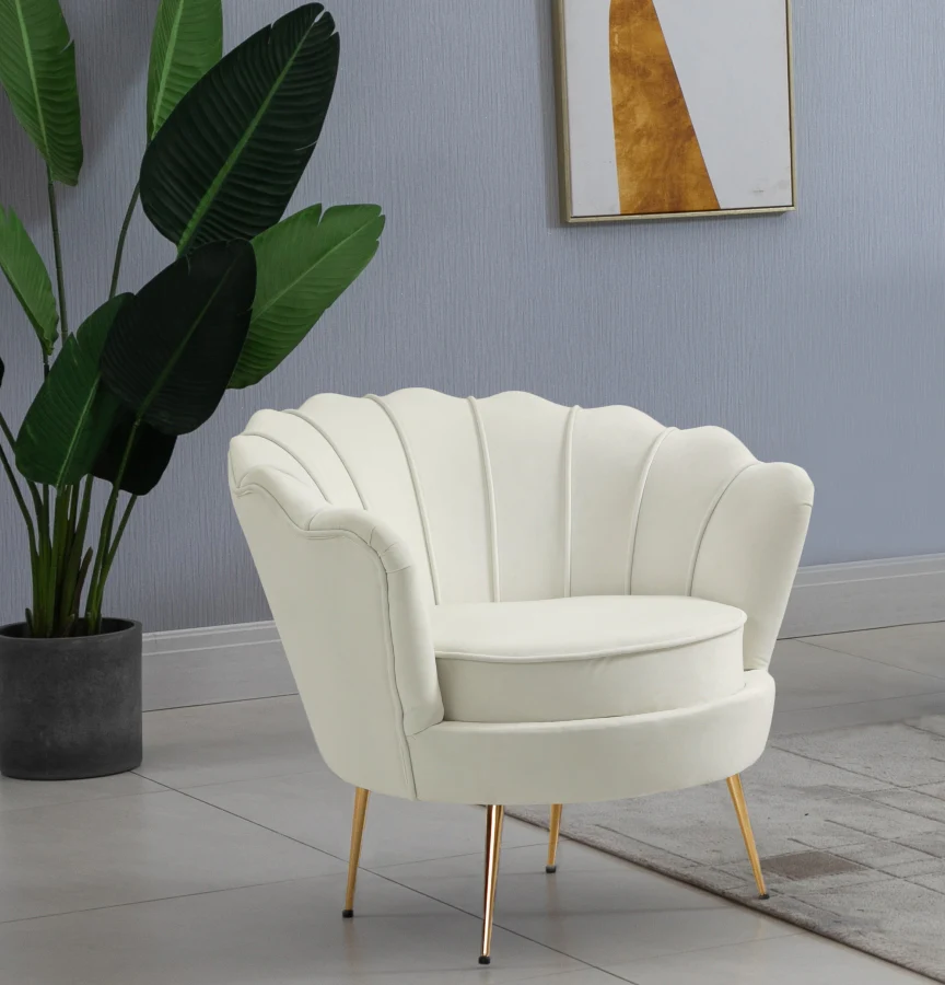 Gardenia Velvet Upholstered Chair - Image 3