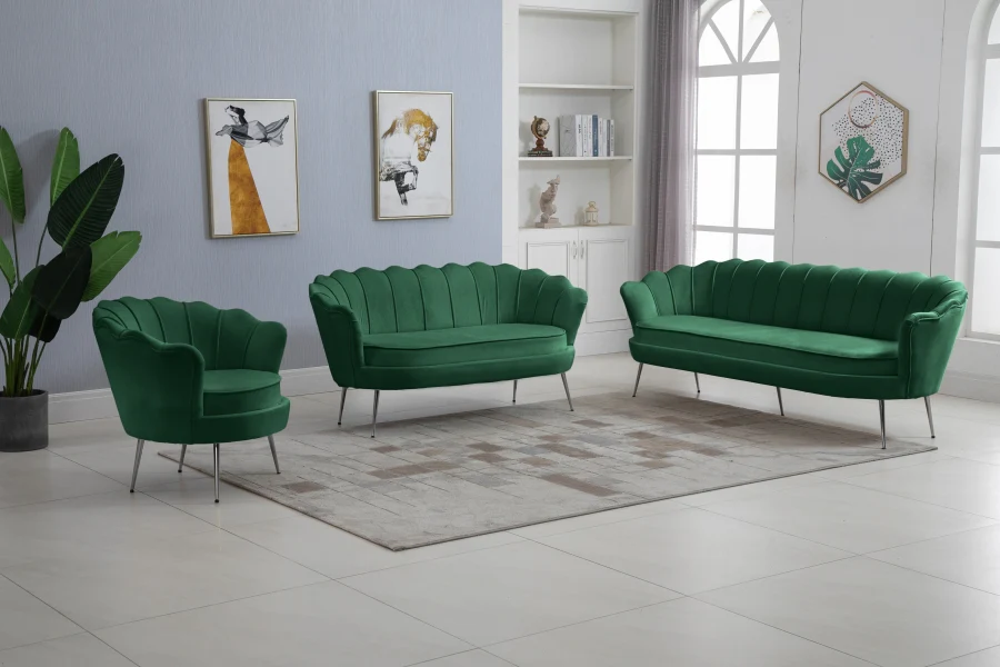Gardenia Velvet Upholstered Chair - Image 38