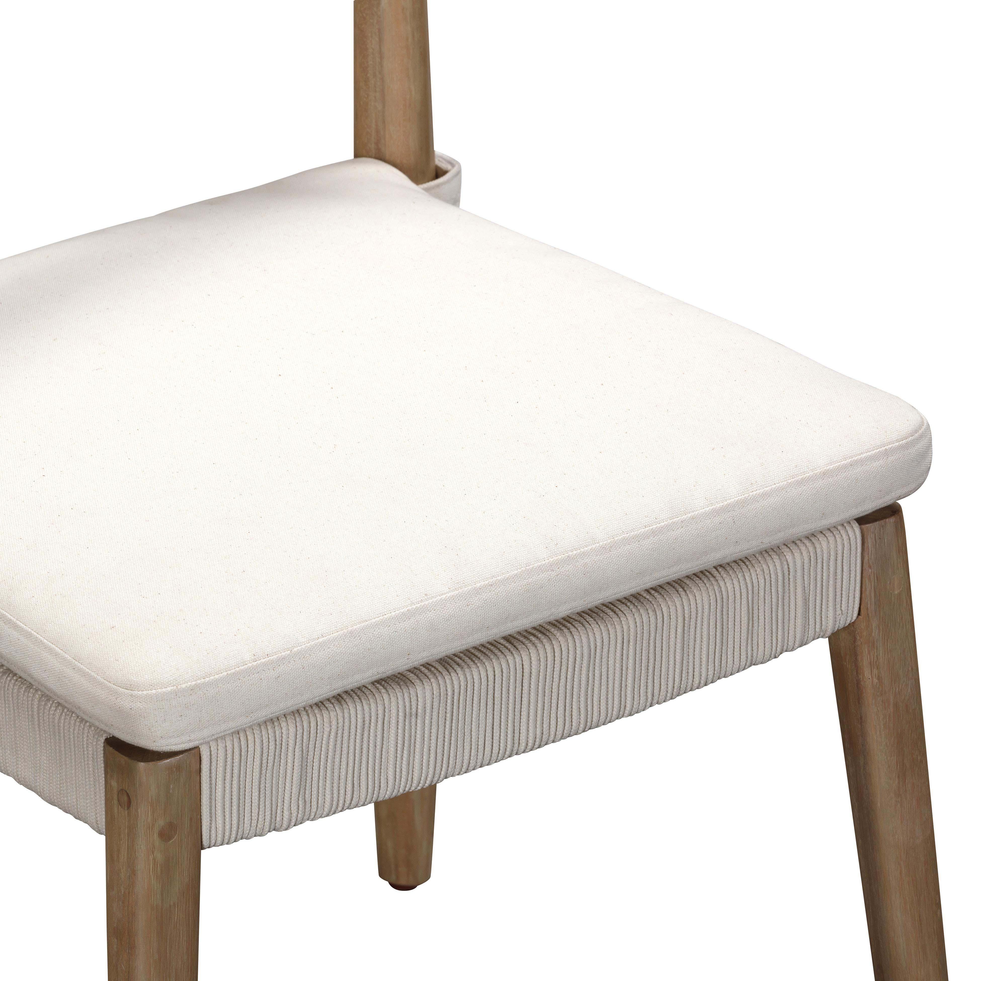 Gata Cream Outdoor Dining Chair - Set of 2 - Image 7