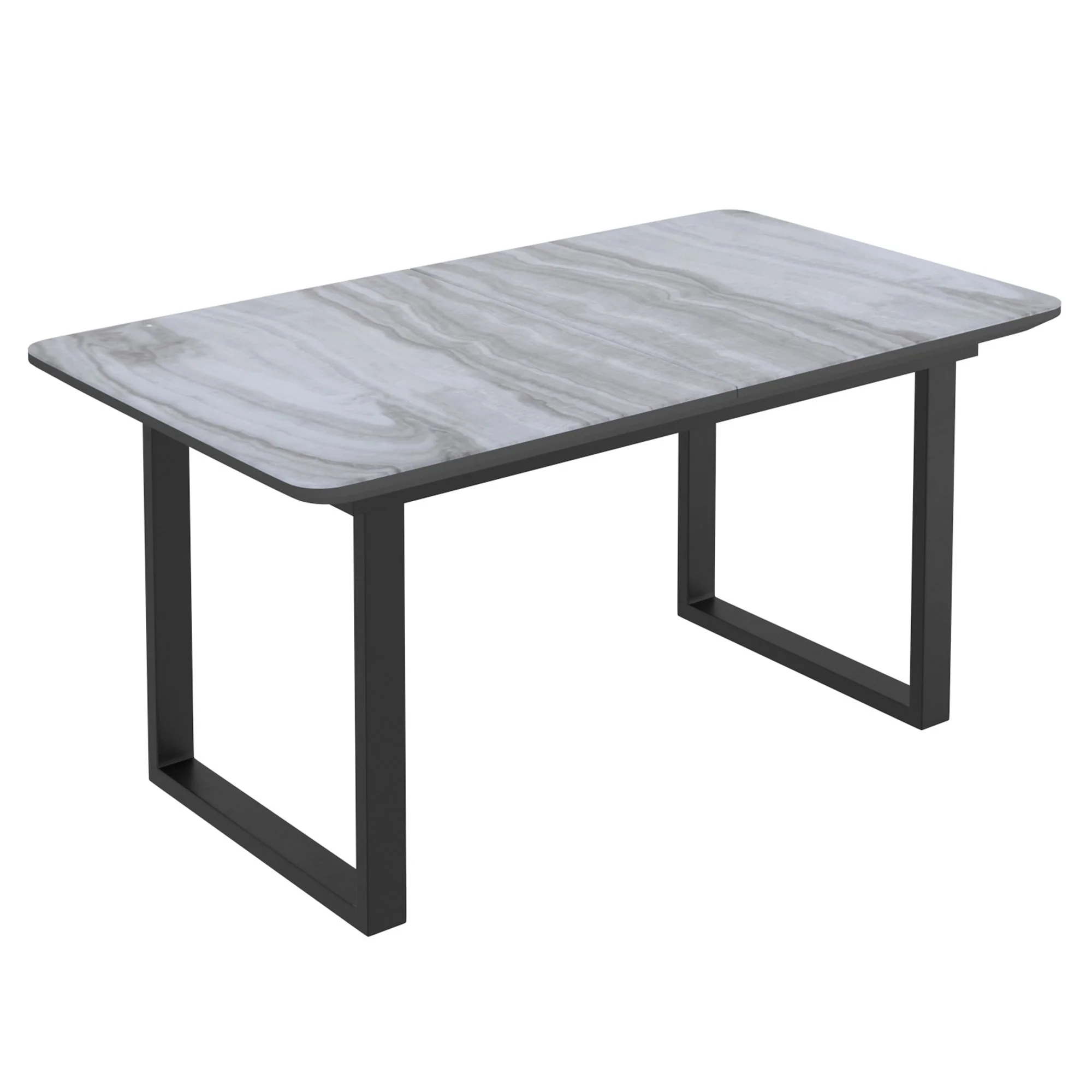 Gavin/Cortez 7pc Dining Set in Black with Black Chair - Image 4