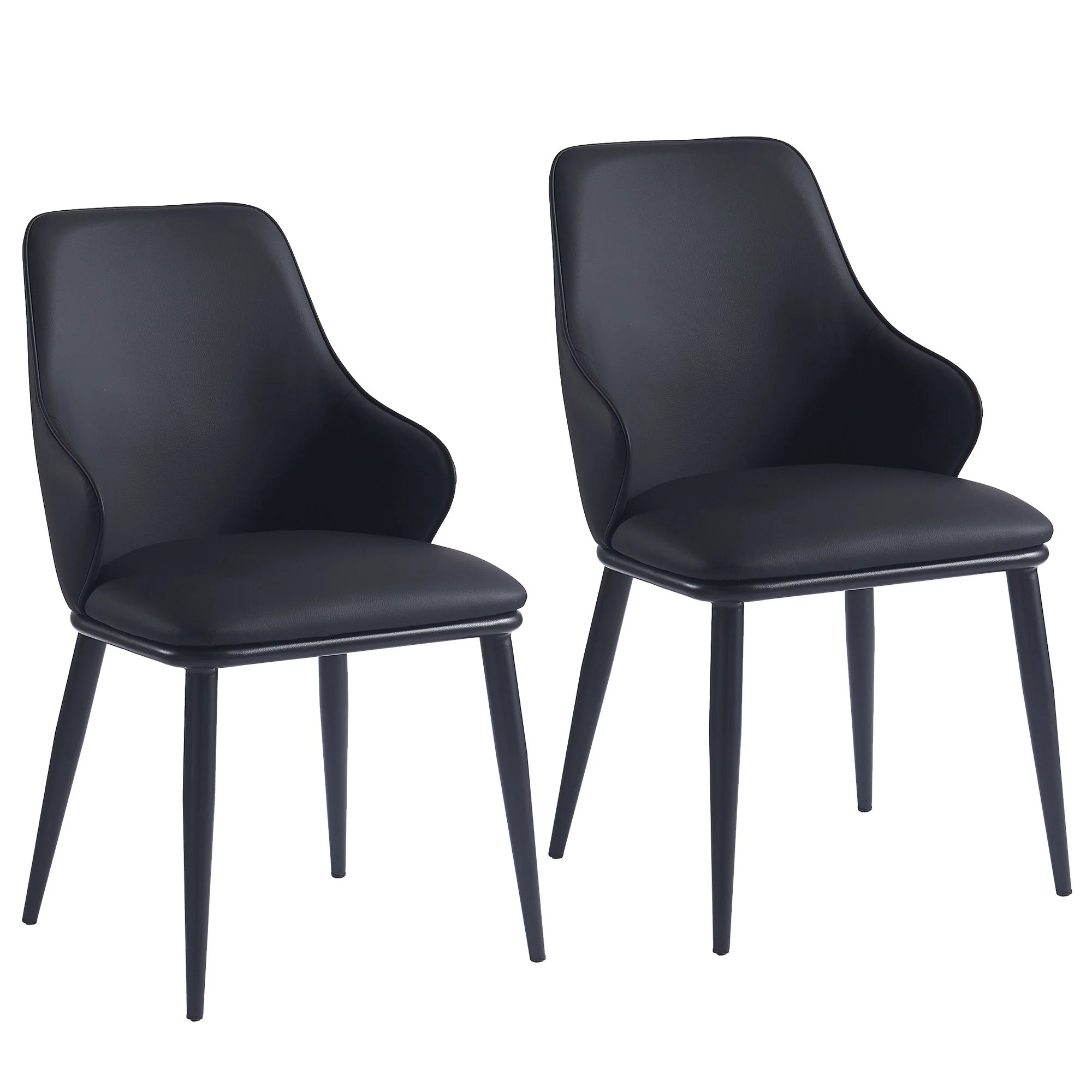 Gavin/Kash 7pc Dining Set in Black with Black Chair - Image 10