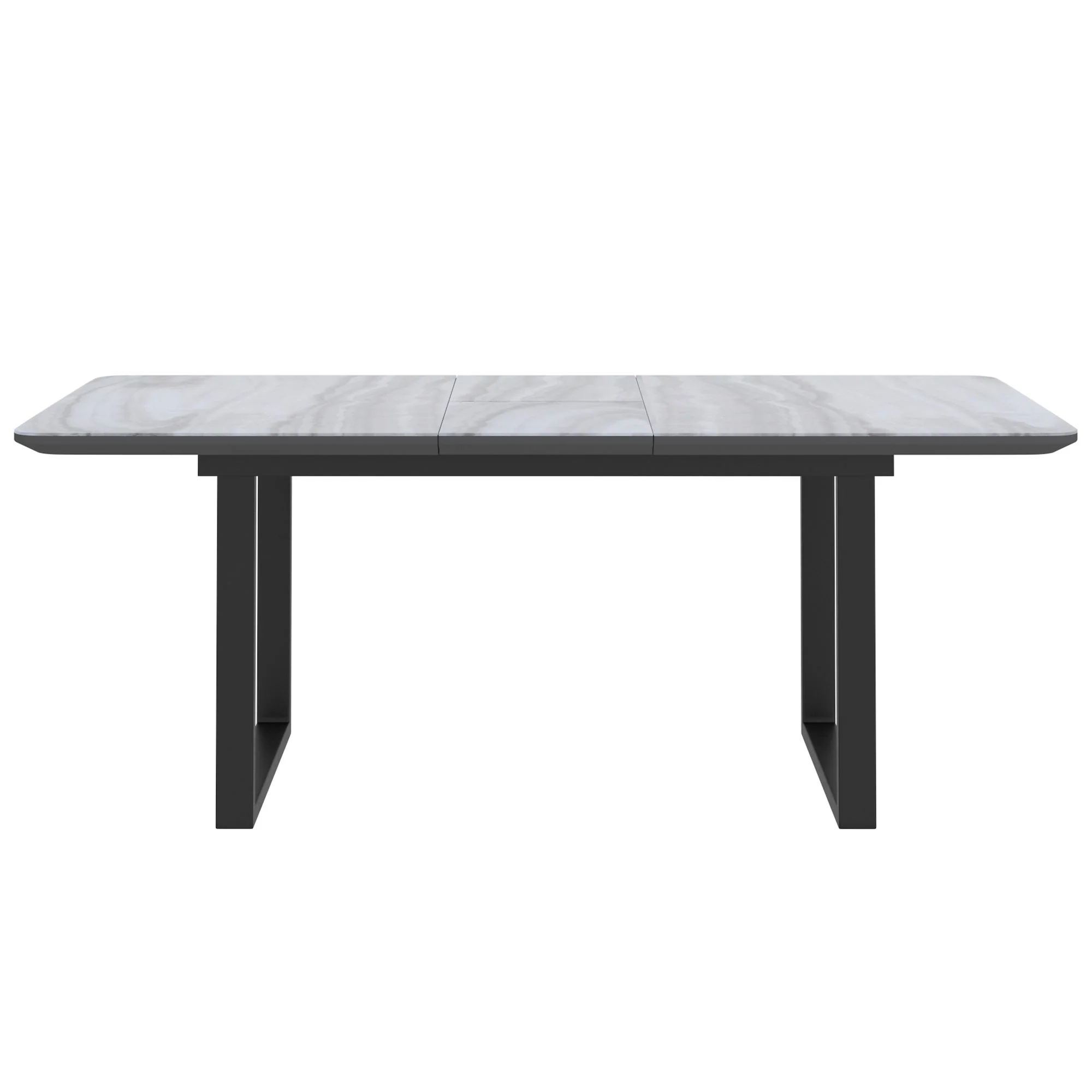 Gavin/Kash 7pc Dining Set in Black with Black Chair - Image 2