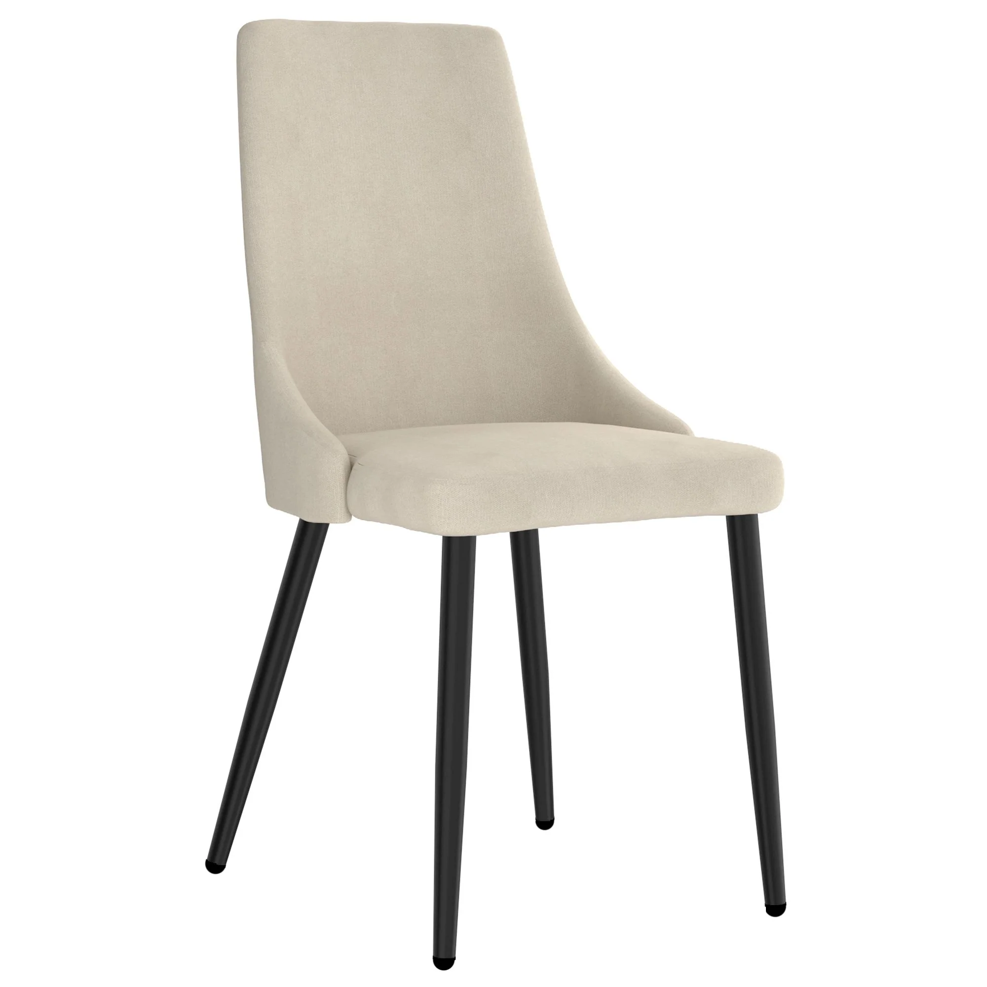 Gavin/Venice 7pc Dining Set in Black with Beige Chair - Image 7