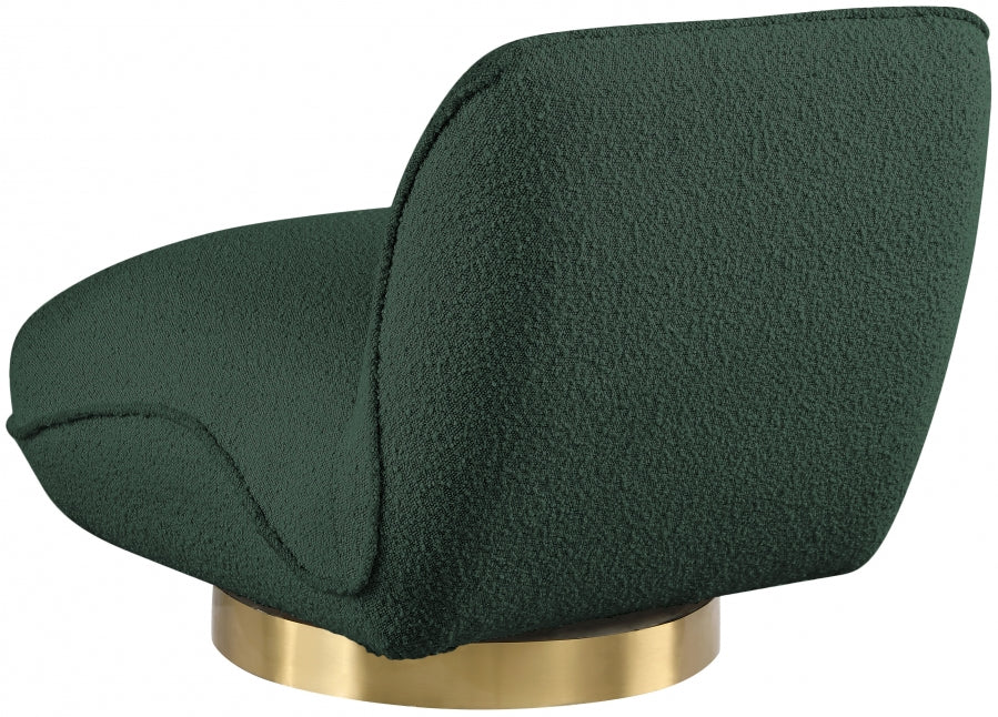 Geneva Boucle Fabric Upholstered Swivel Accent Chair - Image 24