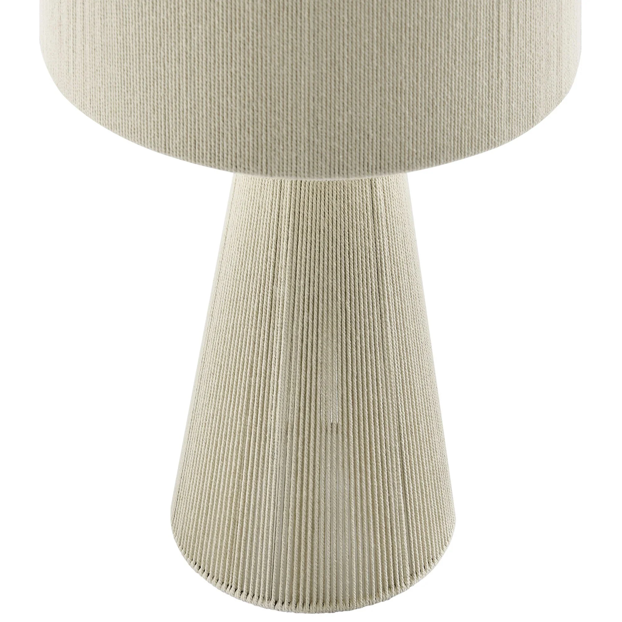 Gia Handwoven Cotton Thread Striped or Plain Table Lamp - Image 26