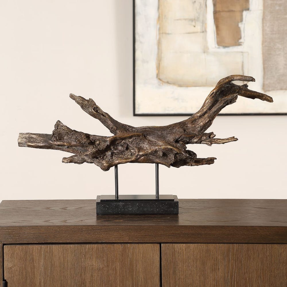 Gilded Branch, Sculpture - Image 2