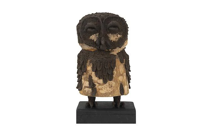 Girl Owl, Carved Animal - Image 2