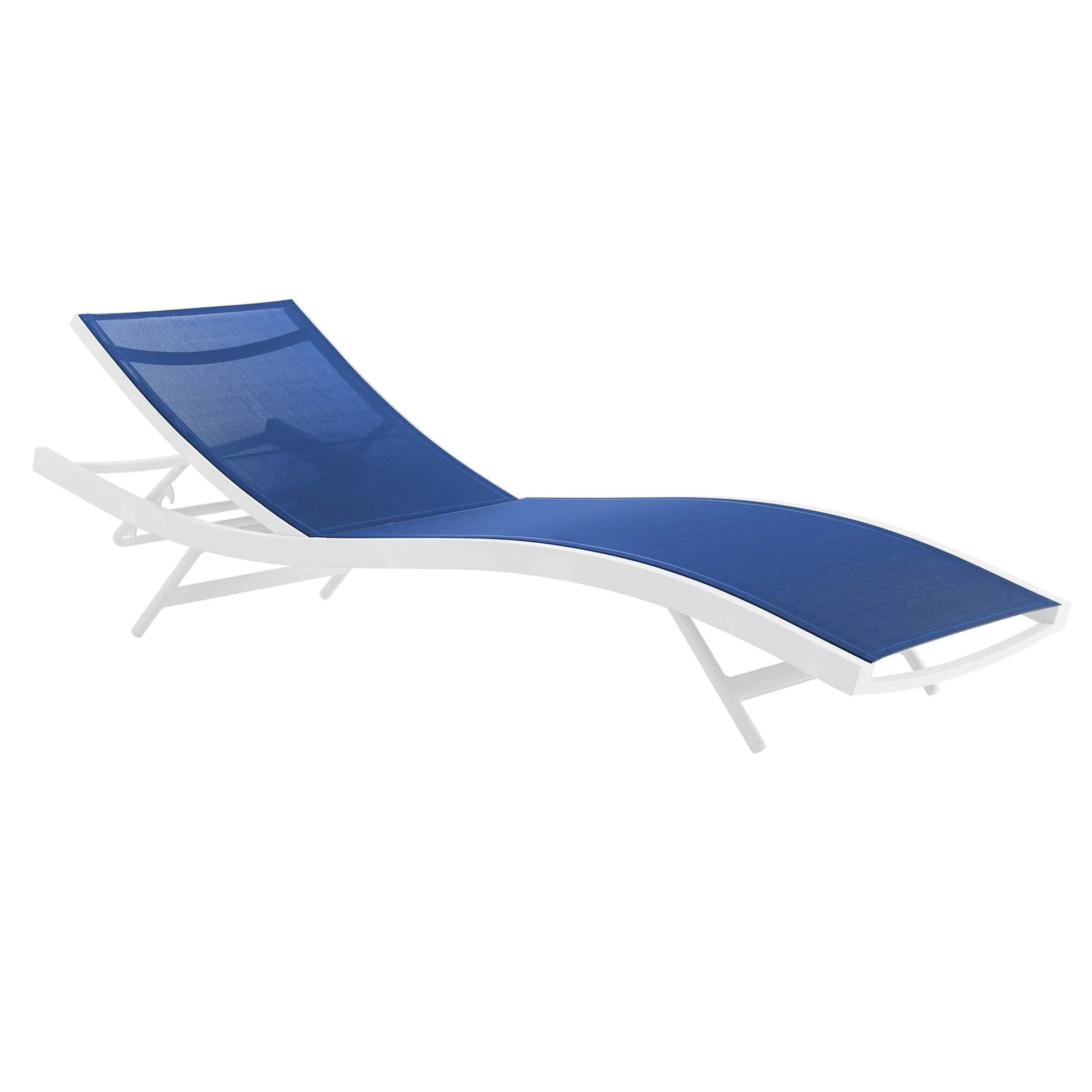 Glimpse Outdoor Patio Mesh Chaise Lounge Chair - Image 10