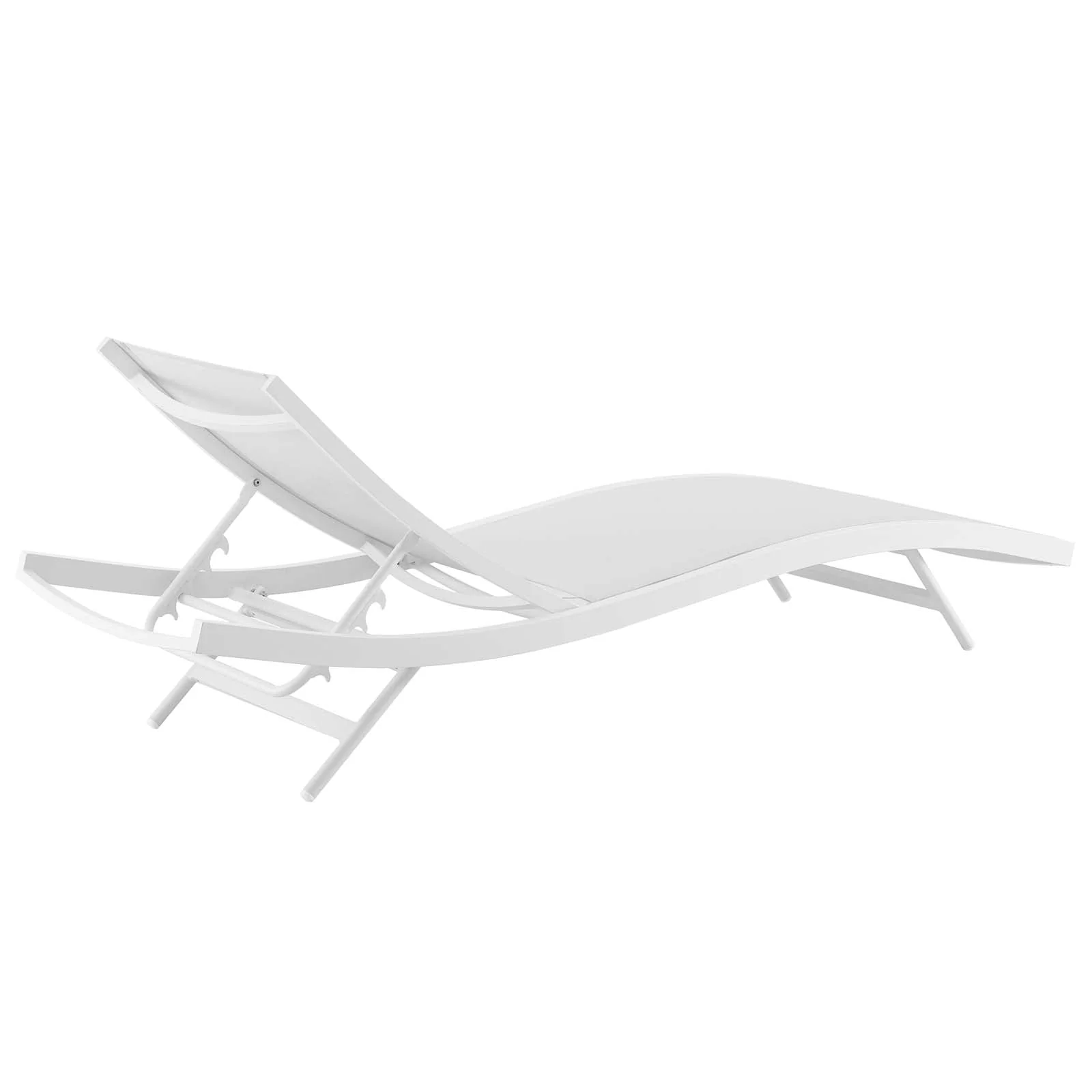 Glimpse Outdoor Patio Mesh Chaise Lounge Chair - Image 19