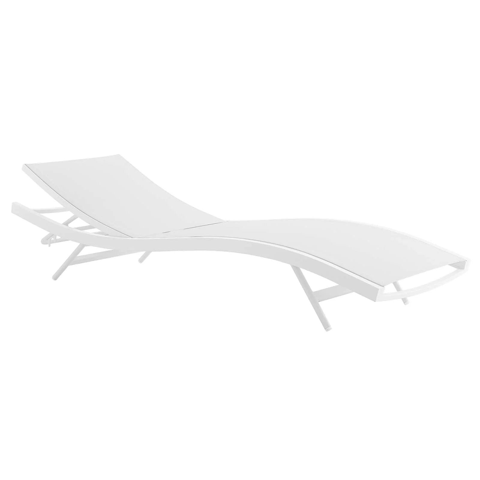 Glimpse Outdoor Patio Mesh Chaise Lounge Chair - Image 20