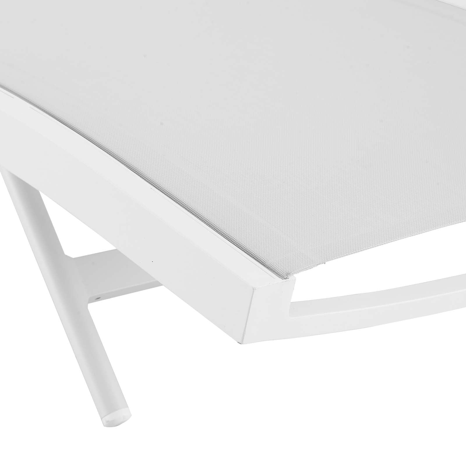 Glimpse Outdoor Patio Mesh Chaise Lounge Chair - Image 21