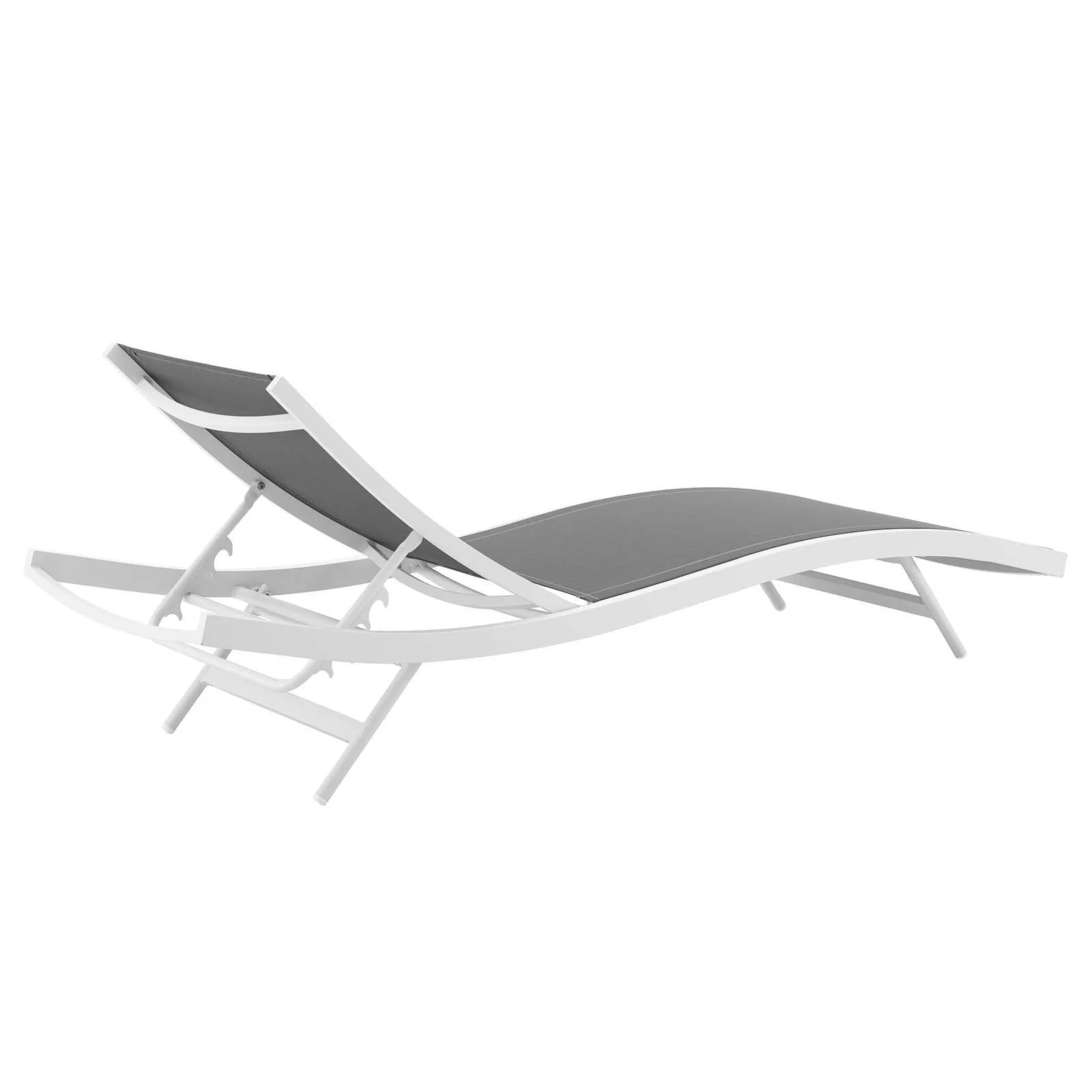 Glimpse Outdoor Patio Mesh Chaise Lounge Set of 2 - Image 4