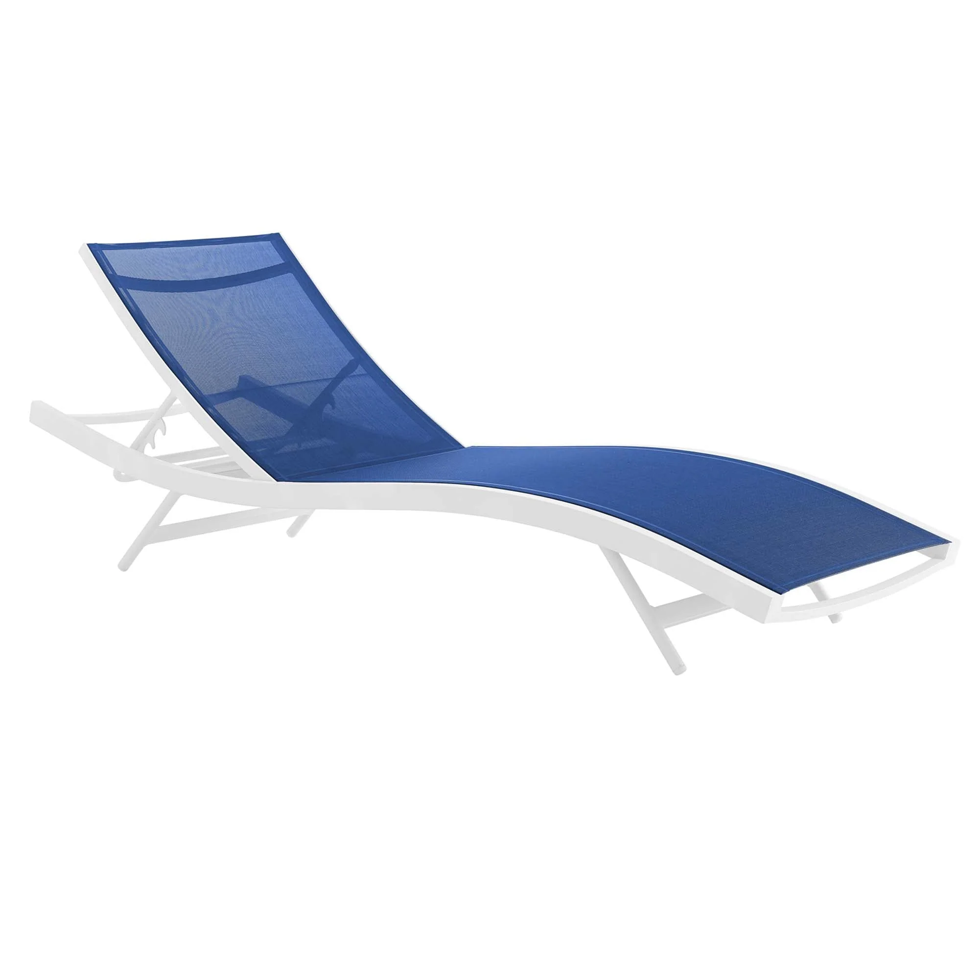 Glimpse Outdoor Patio Mesh Chaise Lounge Set of 2 - Image 8