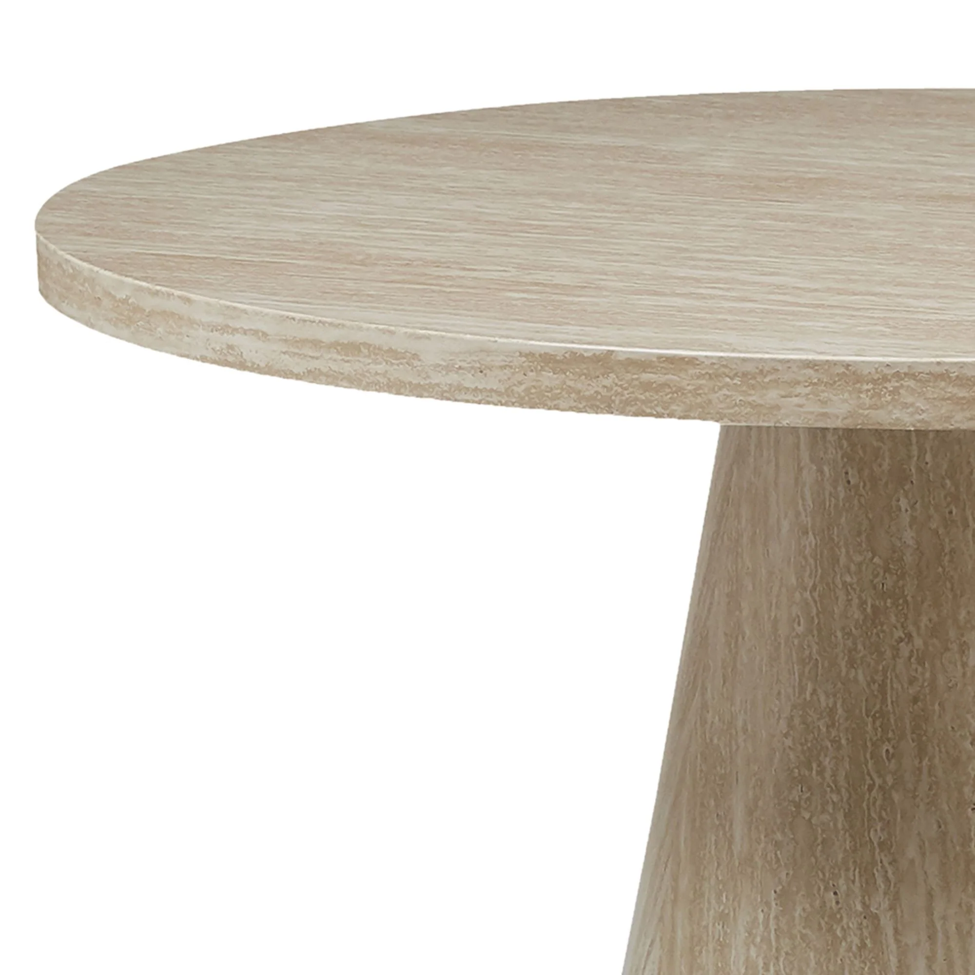 Godiva/Koda 5pc Dining Set in Ivory with Beige Chair - Image 5
